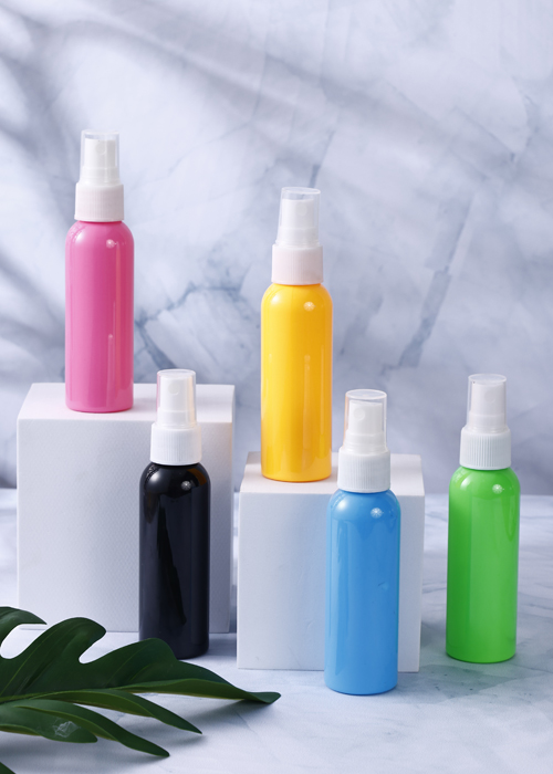 60 ml PET-kleur effen kleur ronde fles