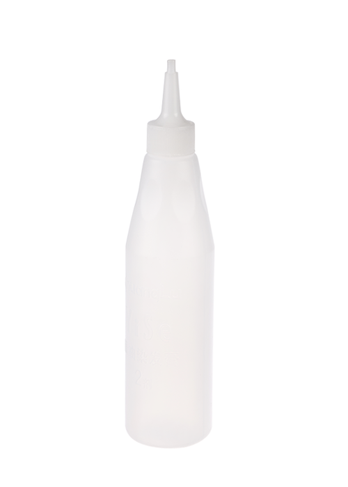 haarverf fles scherpe mond fles