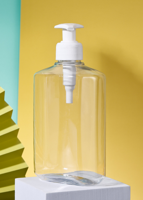 Achthoekige PET-fles van 500 ml