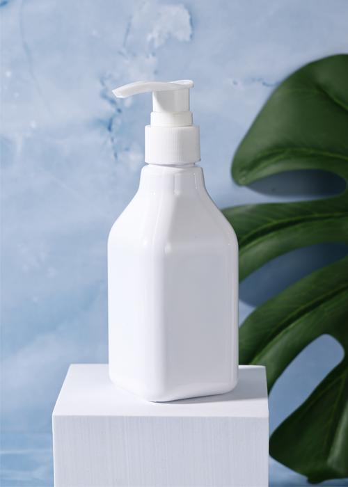 300 ml witte PET-lotionpompfles