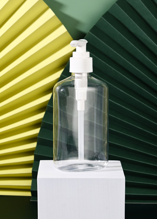 300 ml PET-lotionpomp platte fles