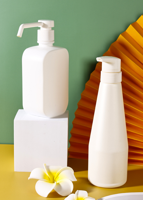 500ml PE witte lotion gel ontsmettingsmiddel fles nieuwe douchegel handdesinfecterende fles