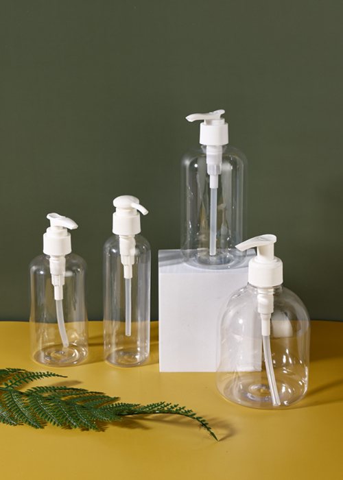 300-500ml PET Clear Gel Handdesinfecterend Fles Perspomp