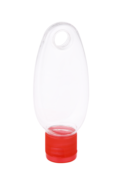 30 ml PETG doorzichtige fles met flip-top ondersteboven haak