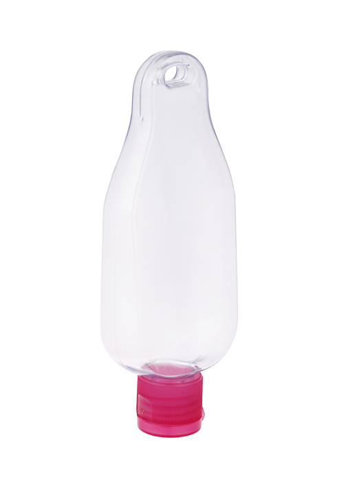 50-60 ml PETG ondersteboven haakfles gel wegwerpbare handdesinfecterende flip-fles