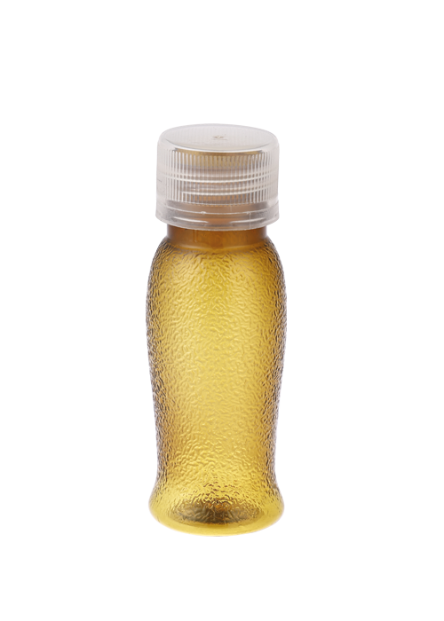 30 ml PET-fles in de vorm van een bruine tabaksfles