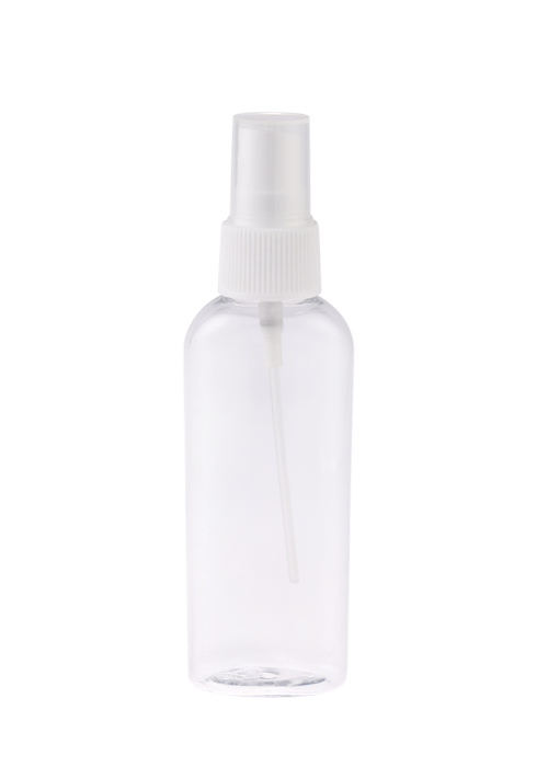 30-60 ml PET transparante ovale platte fles alcohol spuitfles