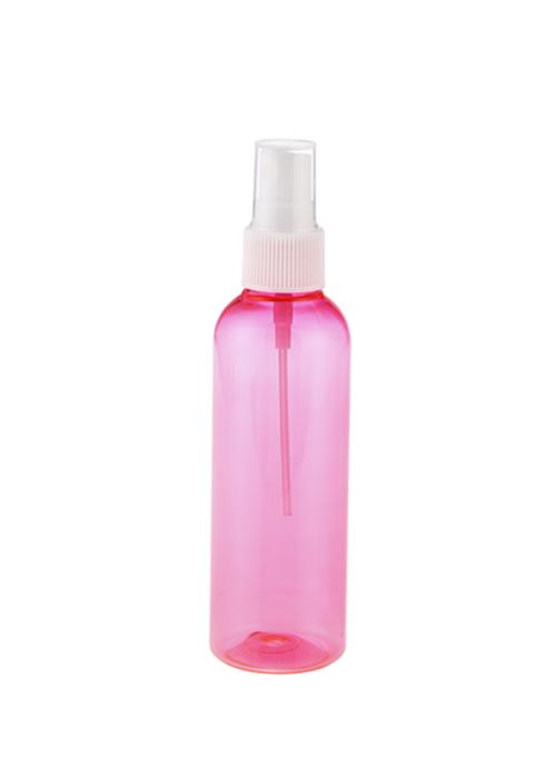 100-200ml roze transparante PET-spuitfles desinfectie reinigingsvloeistof sub-botteling