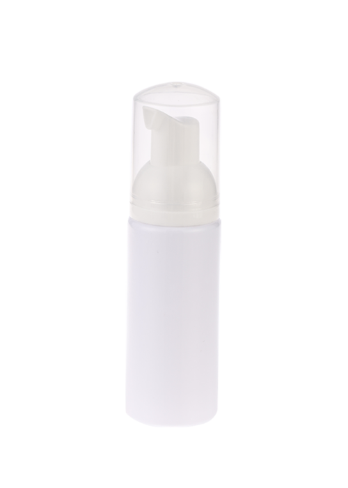 60-150 ml witte cilindrische grote deksel PET-schuimdrukpompfles alcoholsterilisatiefles