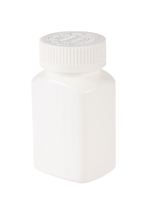 100 ml PE-capsulefles met drie stations voor gezondheidsproducten met drukdop