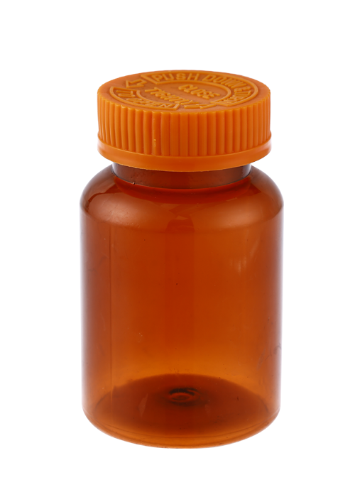 180g PET bruin bruin capsule pot voor gezondheidssupplementen