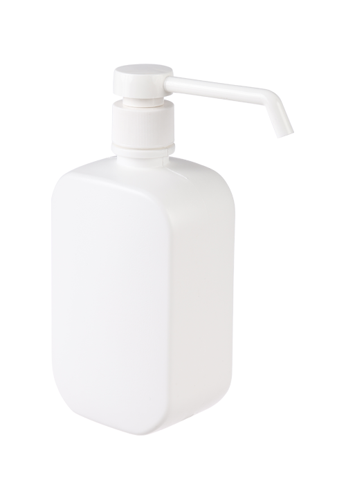 500 ml PE wegwerpbare handdesinfecterende fles ontsmettingsmiddelfles