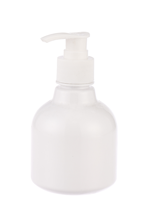 200 ml PE witte lotion pompfles bom bal fles