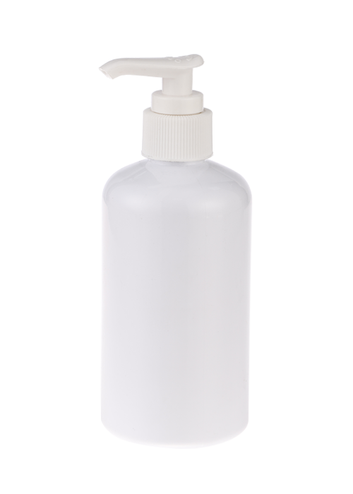 300 ml witte PE-lotionpompfles