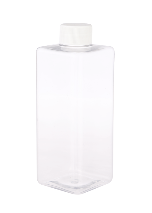 300 ml PET vierkante transparante fles