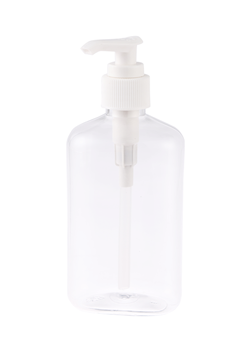 250 ml PET transparante ovale platte gel lotion drukpomp fles desinfectie fles handdesinfecterend middel