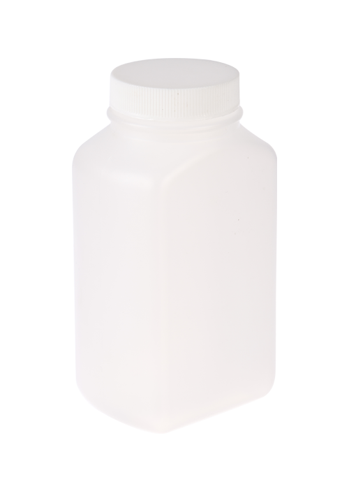 200 ml PE stevige vierkante fles