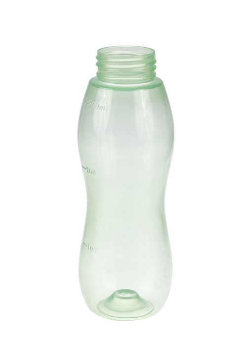 300 ml groene transparante PP-injectie-blaasfles met zoutoplossing voor neusreiniging;
